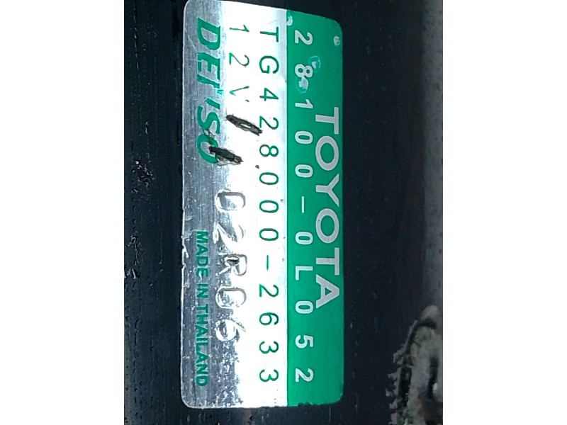 Recambio de motor arranque para toyota hilux vii pick-up (_n1_, _n2_, _n3_) 3.0 d-4d 4wd (kun26) referencia OEM IAM 281000L052  