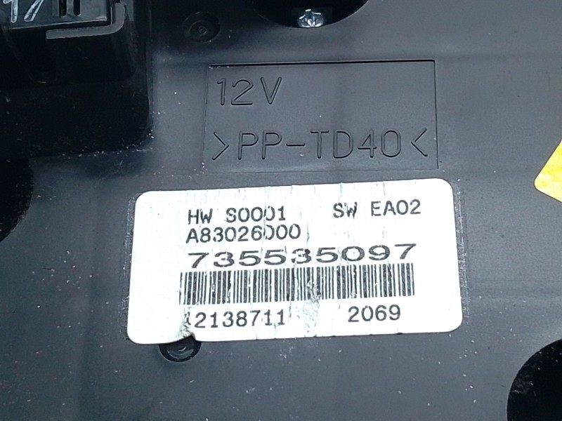Recambio de mando climatizador para fiat ducato caja/chasis (250_) 160 multijet 2,3 d referencia OEM IAM 735535097  