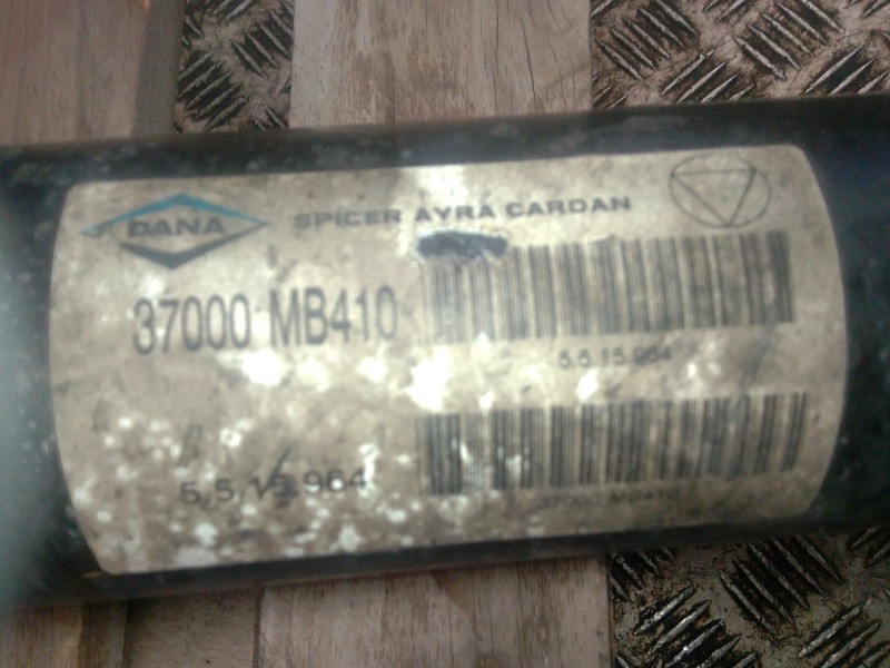 Recambio de cardan trasero para nissan cabstar (f24m, f24w) 35.13 dci, 45.13 dci 2.5 (f24m) referencia OEM IAM 37000MB410  