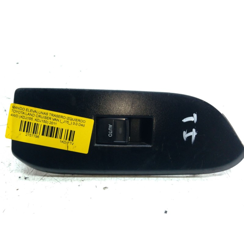 Recambio de mando elevalunas trasero izquierdo para toyota land cruiser van (_j15_) 3.0 d4d 4wd (kdj155, kdj150) referencia OEM 