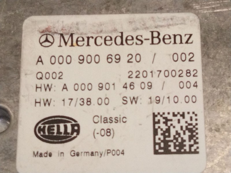 Recambio de unidad control para mercedes-benz clase e (w213) e 300 de 4-matic (213.011) referencia OEM IAM A0009006902 A00090146