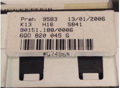 Recambio de mando calefaccion aire acondicionado para volkswagen polo iv (9n_, 9a_) 1.4 16v referencia OEM IAM 6Q0820045G   2