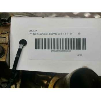 Recambio de culata para hyundai accent (x3) 1.5 cat referencia OEM IAM LC4V  124451