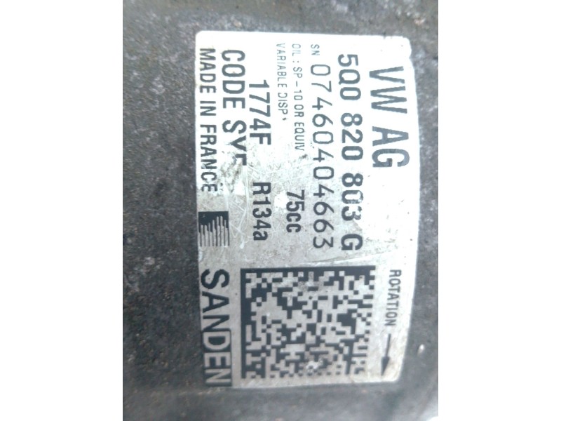 Recambio de compresor aire acondicionado para seat ibiza iv (6j5, 6p1) 1.2 tsi referencia OEM IAM   