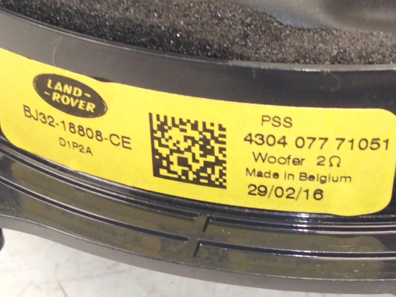 Recambio de altavoz para land rover range rover evoque (l538) 2.0 d referencia OEM IAM BJ3218808CE  