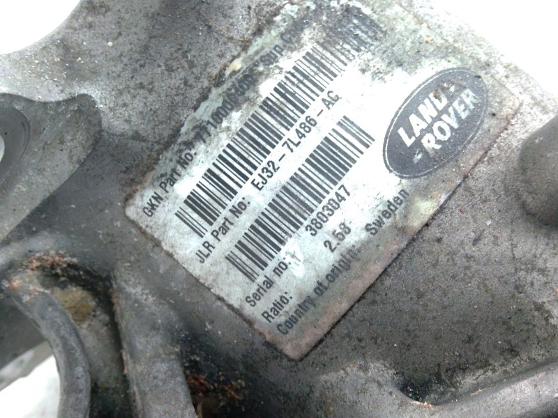 Recambio de diferencial delantero para land rover range rover evoque (l538) 2.0 d referencia OEM IAM EJ327L486  