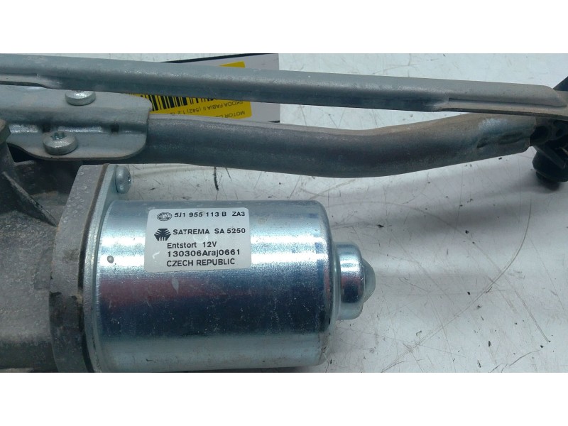 Recambio de motor limpia delantero para skoda fabia ii (542) 1.2 12v referencia OEM IAM 5J1955113B  