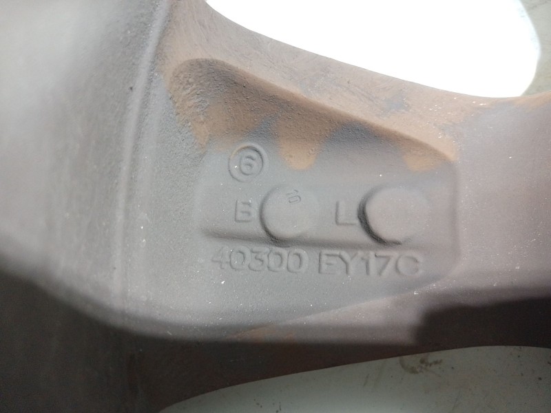 Recambio de llanta aluminio para nissan qashqai i (j10, nj10) 2.0 dci referencia OEM IAM 40300EY17C  