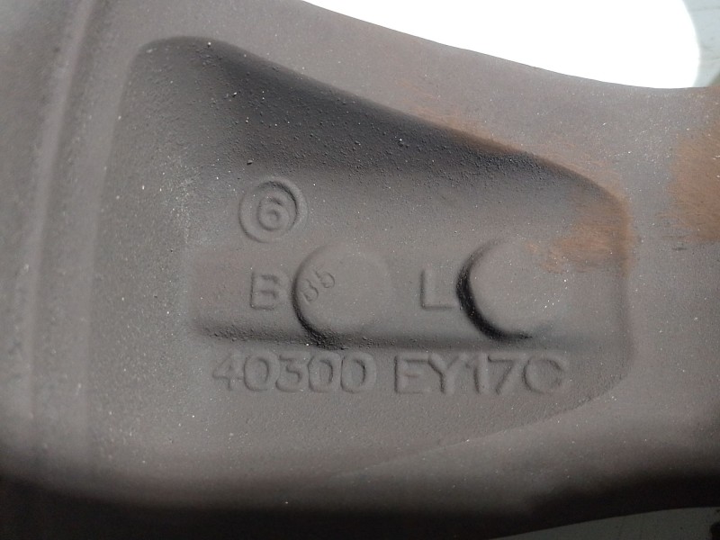 Recambio de llanta aluminio para nissan qashqai i (j10, nj10) 2.0 dci referencia OEM IAM 40300EY17C  