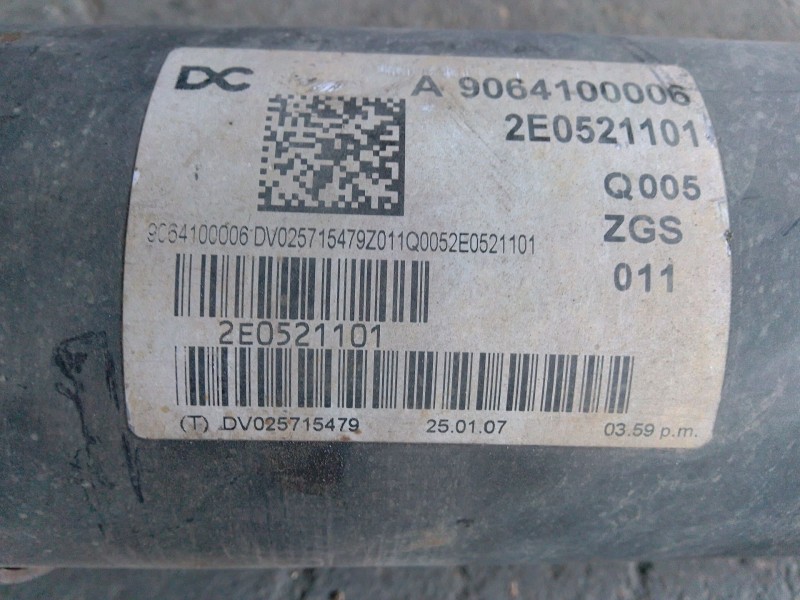 Recambio de cardan trasero para mercedes-benz sprinter 3,5-t caja/chasis (b906) 309 cdi (906.131, 906.133, 906.135, 906.231, 906