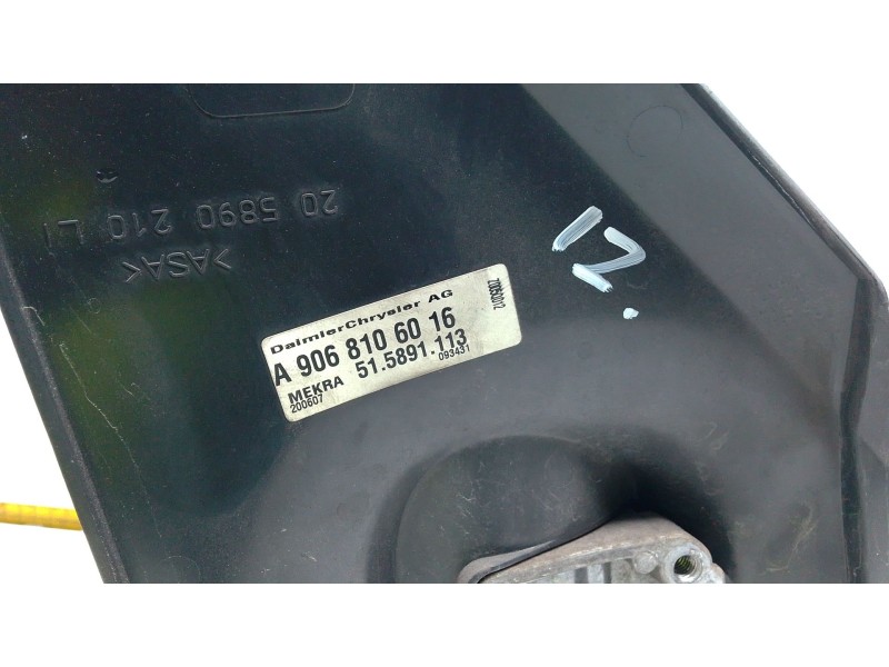 Recambio de retrovisor izquierdo para mercedes-benz sprinter 3,5-t caja/chasis (b906) 309 cdi (906.131, 906.133, 906.135, 906.23