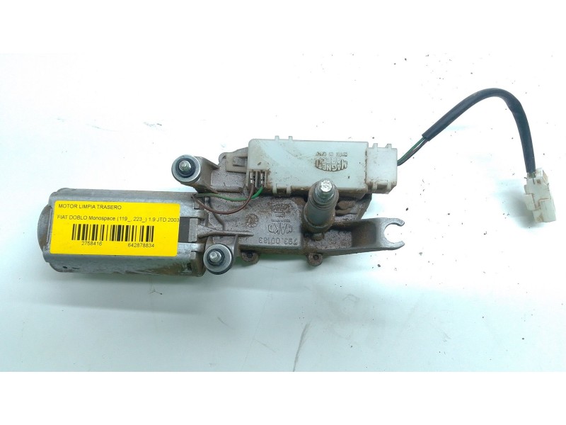 Recambio de motor limpia trasero para fiat doblo monospace (119_, 223_) 1.9 jtd referencia OEM IAM   