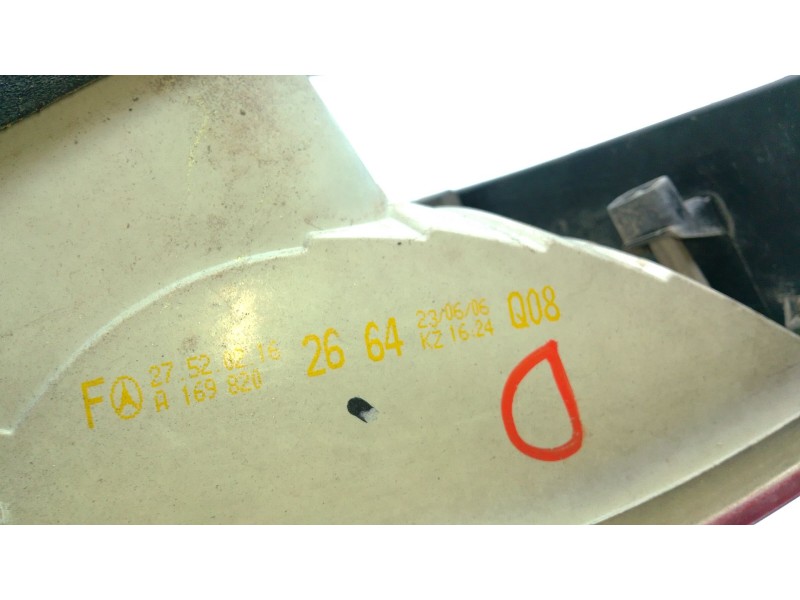 Recambio de piloto trasero derecho para mercedes-benz clase b sports tourer (w245) b 180 cdi (245.207) referencia OEM IAM   