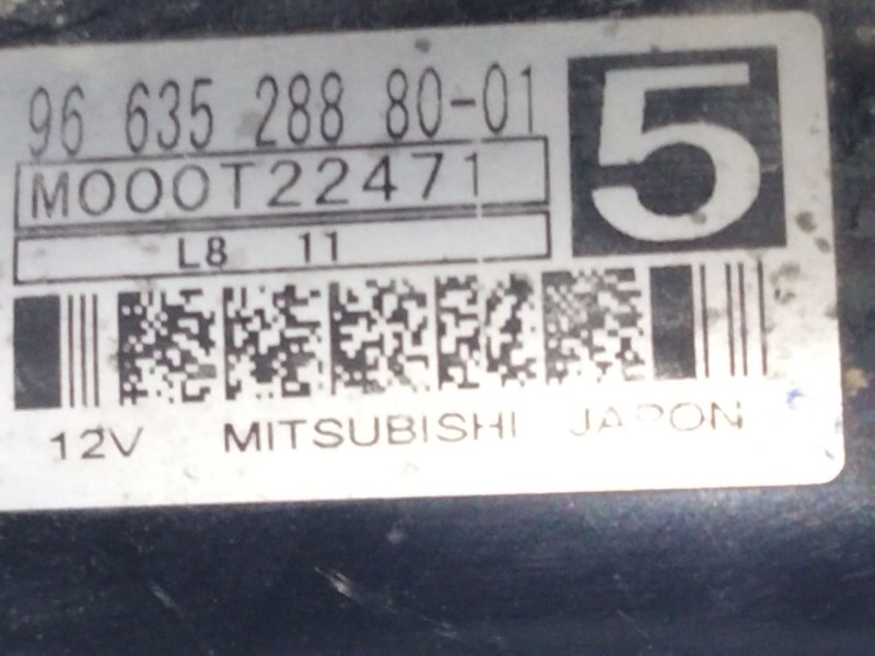 Recambio de motor arranque para citroën c4 picasso i monospace (ud_) 1.6 hdi referencia OEM IAM 9663528880  