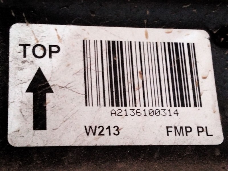 Recambio de refuerzo paragolpes trasero para mercedes-benz clase e (w213) e 220 d (213.004) referencia OEM IAM A2136100314  