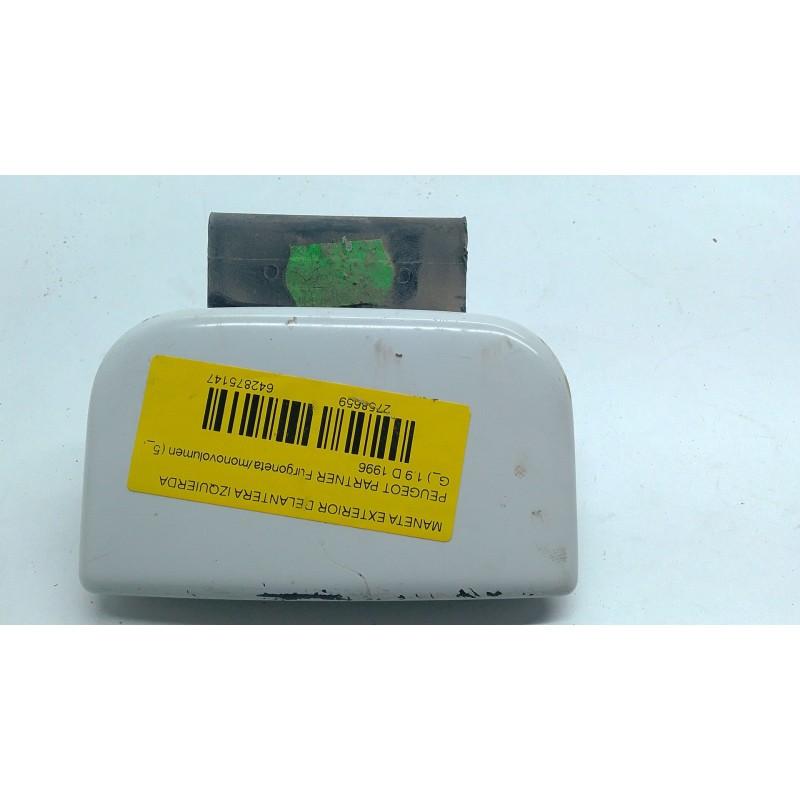 Recambio de maneta exterior delantera izquierda para peugeot partner furgoneta/monovolumen (5_, g_) 1.9 d referencia OEM IAM 962