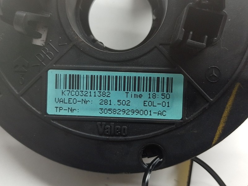 Recambio de anillo airbag para mercedes-benz sprinter 3,5-t caja/chasis (b906) 309 cdi (906.131, 906.133, 906.135, 906.231, 906.