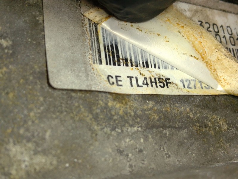 Recambio de caja cambios para renault megane iii hatchback (bz0/1_, b3_) 1.2 tce (bz2b, bz11) referencia OEM IAM TL4H5F  