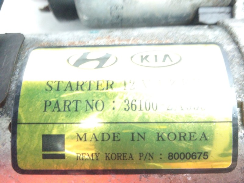 Recambio de motor arranque para hyundai i30 (fd) 1.6 crdi referencia OEM IAM 361002A950  