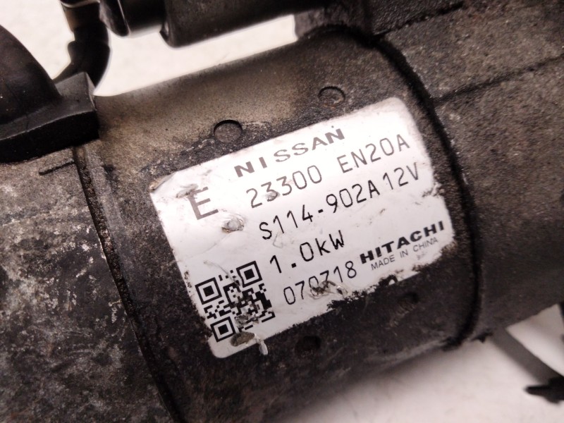 Recambio de motor arranque para nissan qashqai i (j10, nj10) 2.0 referencia OEM IAM 23300EN20A  