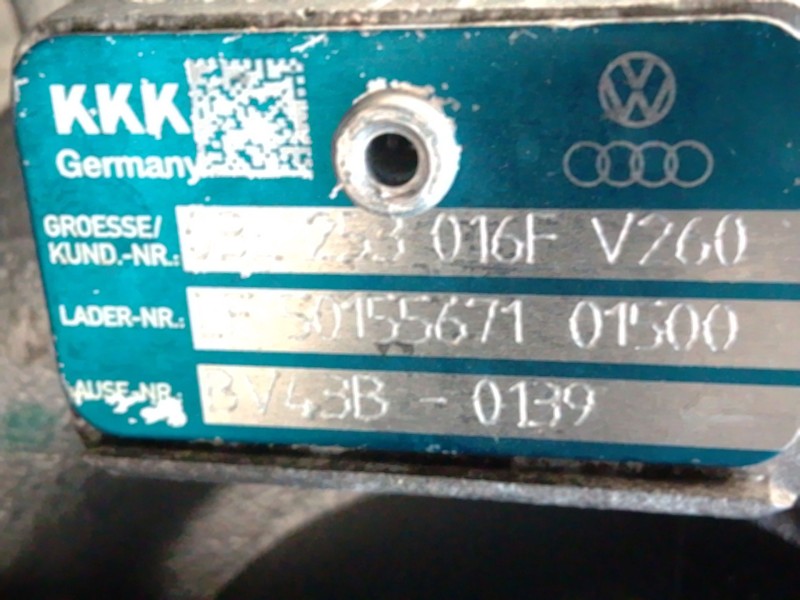 Recambio de motor completo para volkswagen golf vi (5k1) 2.0 tdi referencia OEM IAM CBA  