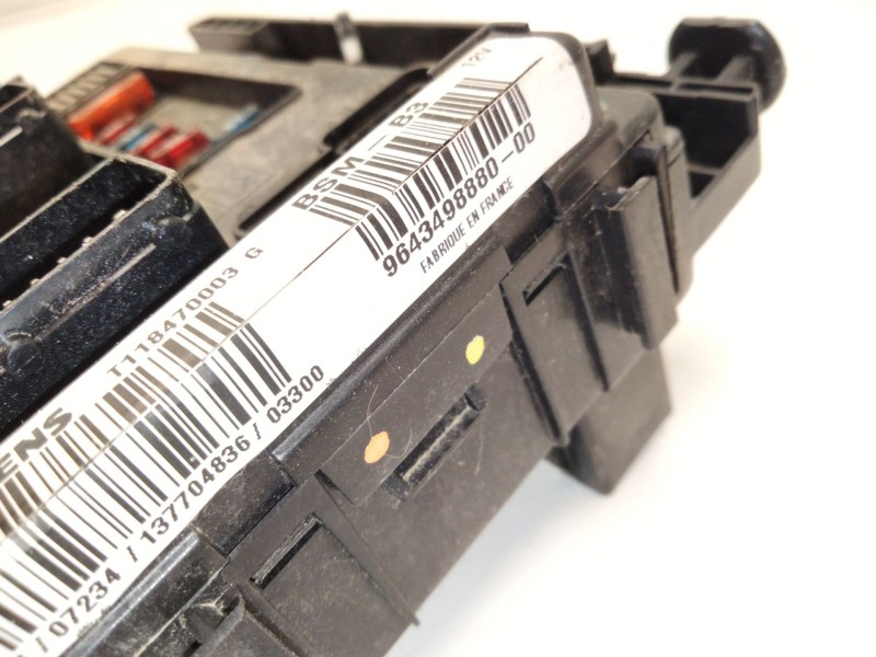 Recambio de centralita bsm para peugeot partner furgoneta/monovolumen (5_, g_) 2.0 hdi referencia OEM IAM 9643498880  