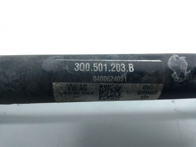 Recambio de transmision trasera derecha para skoda superb iii (3v3) 2.0 tdi referencia OEM IAM 3Q0501203B  