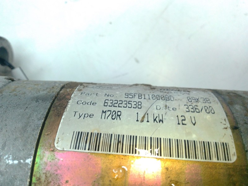 Recambio de motor arranque para ford fiesta iv (ja_, jb_) 1.3 i referencia OEM IAM 95FB11000BD  