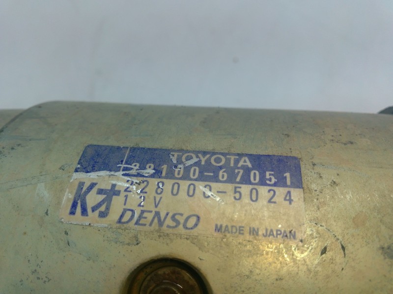 Recambio de motor arranque para toyota land cruiser van (_j15_) 3.0 d4d 4wd (kdj155, kdj150) referencia OEM IAM 2280005024  
