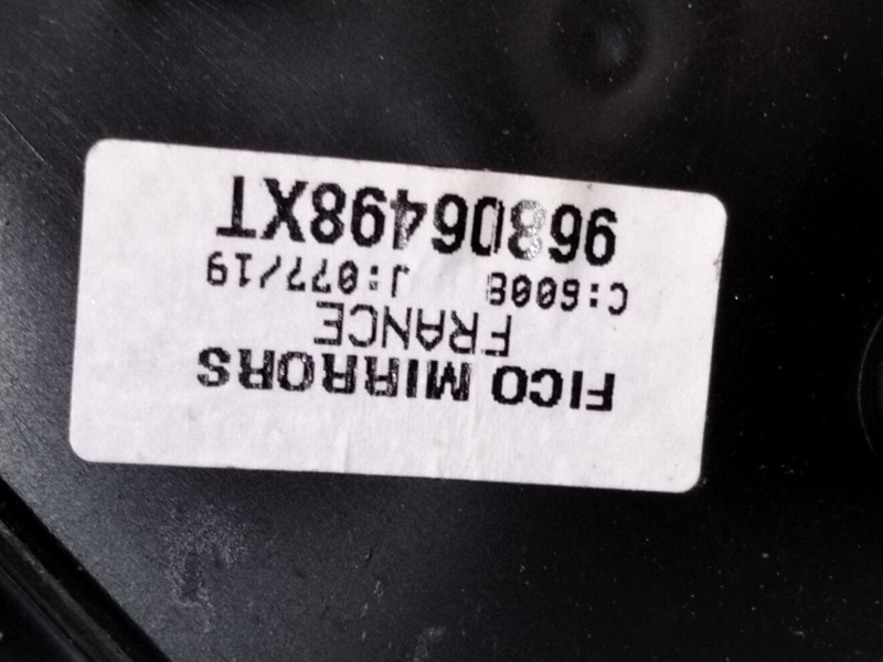 Recambio de retrovisor izquierdo para peugeot 207/207+ (wa_, wc_) 1.6 hdi referencia OEM IAM 96806498XT  