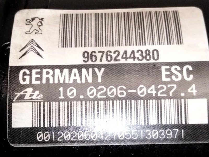 Recambio de abs para peugeot 207/207+ (wa_, wc_) 1.6 hdi referencia OEM IAM 9676244380  