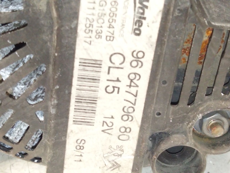 Recambio de alternador para peugeot 207/207+ (wa_, wc_) 1.6 hdi referencia OEM IAM 9664779680  