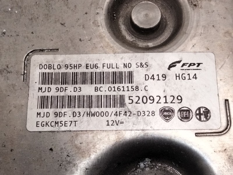 Recambio de centralita motor uce para fiat doblo cargo (263_) 1.3 d multijet (263wxu1a) referencia OEM IAM   