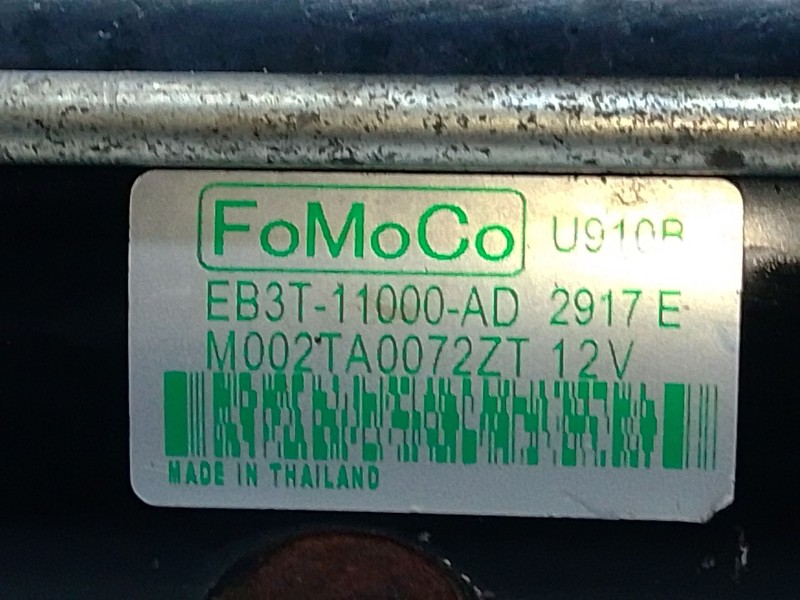 Recambio de motor arranque para ford ranger (tke) 2.2 tdci referencia OEM IAM M002TA0072ZT  