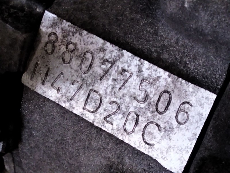 Recambio de motor completo para bmw 1 coupé (e82) 120 d referencia OEM IAM N47D20C  