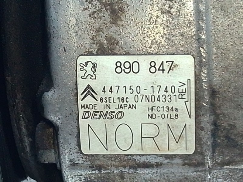 Recambio de compresor aire acondicionado para citroën c4 grand picasso i (ua_) 1.6 vti 120 referencia OEM IAM 447150140  