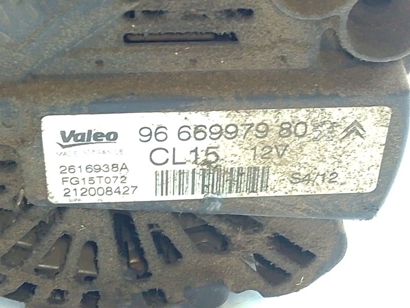 Recambio de alternador para citroën c4 grand picasso i (ua_) 1.6 vti 120 referencia OEM IAM   