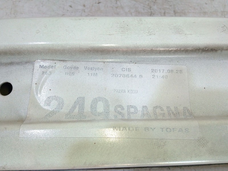 Recambio de refuerzo paragolpes delantero para fiat doblo cargo (263_) 1.3 d multijet (263wxu1a) referencia OEM IAM   