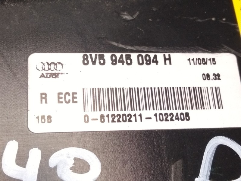 Recambio de piloto trasero derecho porton para audi a3 limousine (8vs, 8vm) 1.4 tfsi referencia OEM IAM   