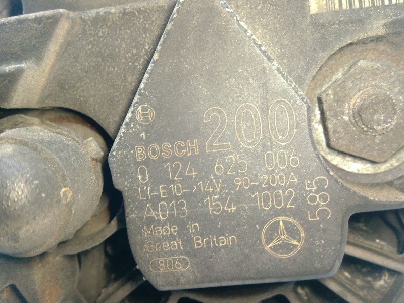 Recambio de alternador para mercedes-benz vito / mixto furgoneta (w639) 109 cdi (639.601, 639.603, 639.605) referencia OEM IAM A