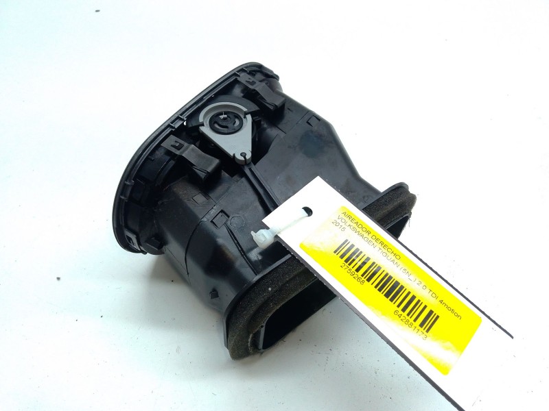 Recambio de aireador derecho para volkswagen tiguan (5n_) 2.0 tdi 4motion referencia OEM IAM 5M0819759  
