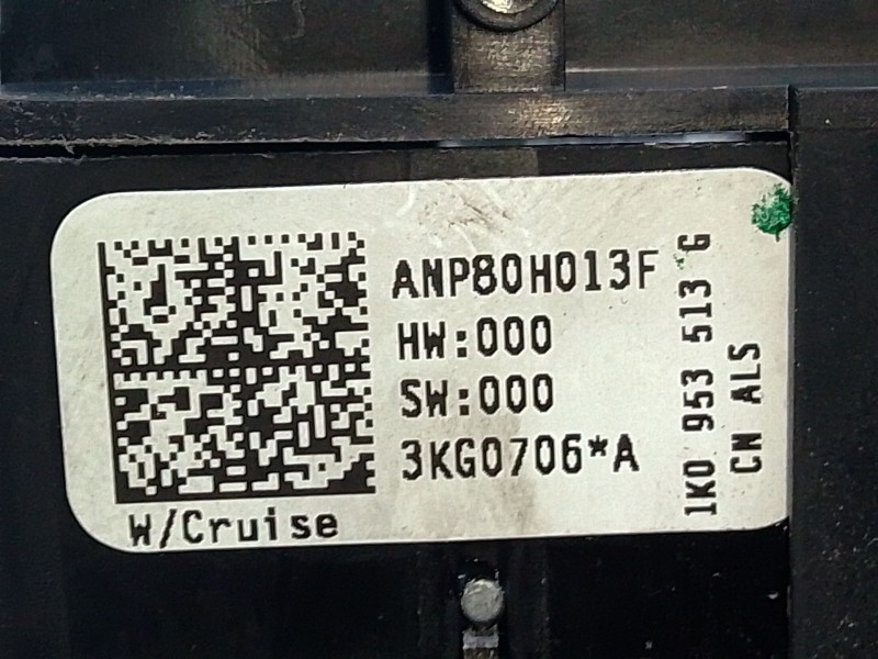Recambio de mando intermitentes y limpia para volkswagen tiguan (5n_) 2.0 tdi 4motion referencia OEM IAM 1K0953503  