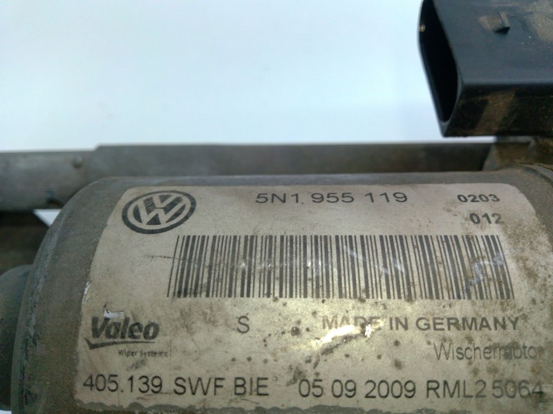 Recambio de motor limpia delantero para volkswagen tiguan (5n_) 2.0 tdi 4motion referencia OEM IAM 5N195119  