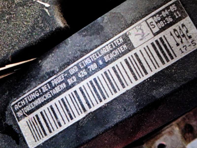 Recambio de motor completo para seat altea (5p1) 2.0 tdi 16v referencia OEM IAM BKD  