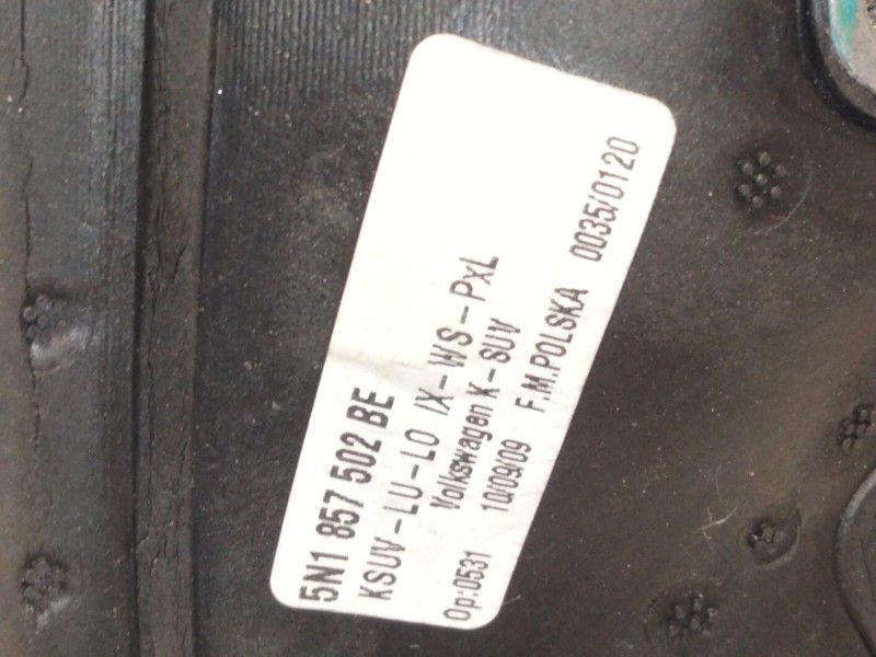 Recambio de retrovisor derecho para volkswagen tiguan (5n_) 2.0 tdi 4motion referencia OEM IAM 5N1857502BE  