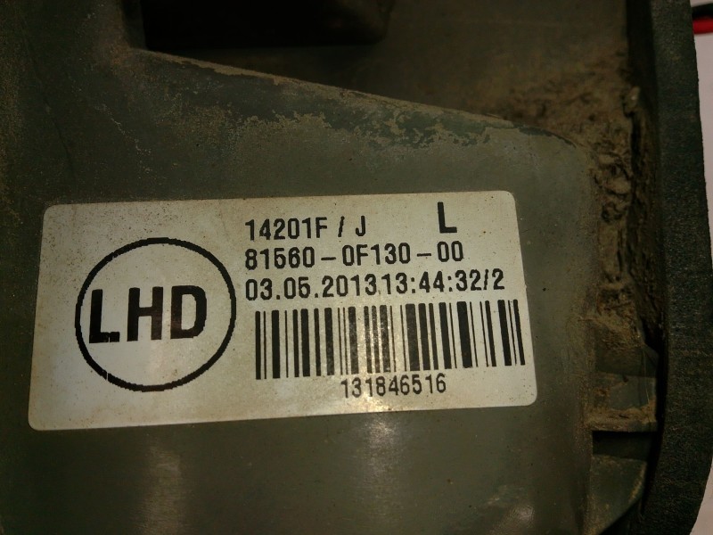 Recambio de piloto trasero izquierdo para toyota verso (_r2_) 2.0 d-4d (aur20_) referencia OEM IAM 815600F13000  