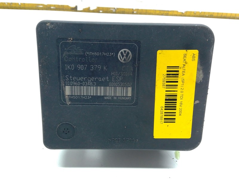 Recambio de abs para seat altea (5p1) 2.0 tdi 16v referencia OEM IAM 1K0907379K  