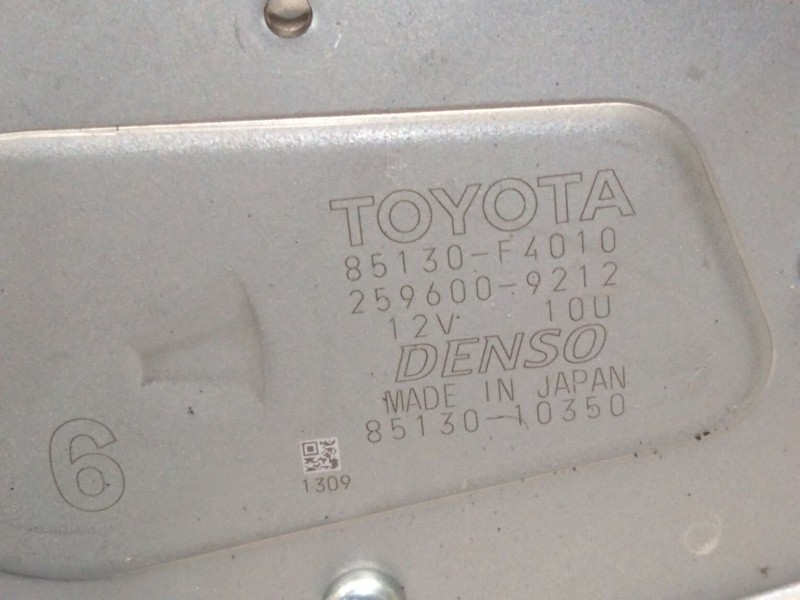 Recambio de motor limpia trasero para toyota c-hr (_x1_) 1.8 hybrid (zyx10_, zyx11_) referencia OEM IAM 85130F4010  