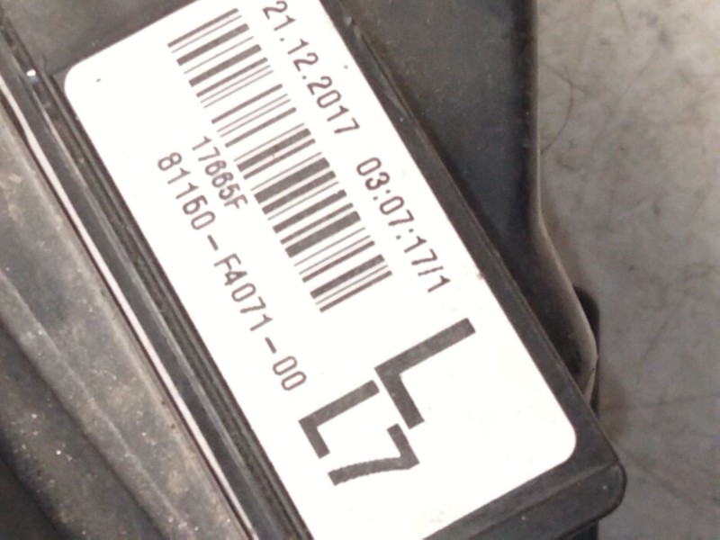 Recambio de faro izquierdo para toyota c-hr (_x1_) 1.8 hybrid (zyx10_, zyx11_) referencia OEM IAM 81160F407100  