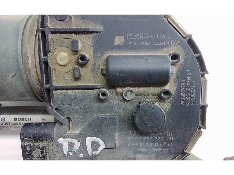 Recambio de motor limpia delantero derecho para seat leon (1p1) reference referencia OEM IAM 1P0955120A  